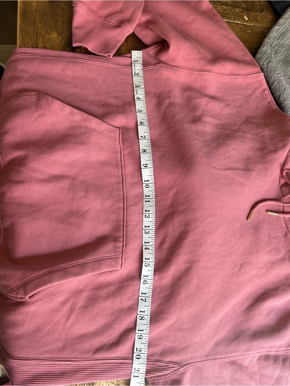 PINK Victoria's Secret Dusty Rose Pullover Hoodie - Picture 5 of 7